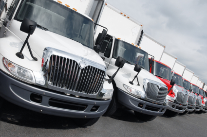 fleet of trucks
